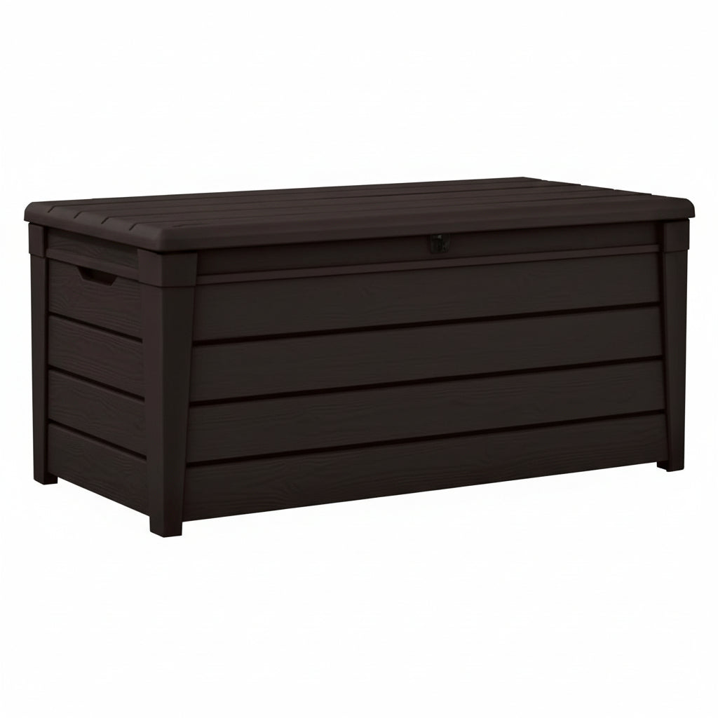 454L Brightwood Garden Storage Box - All-Weather, Fade-Free Outdoor Storage