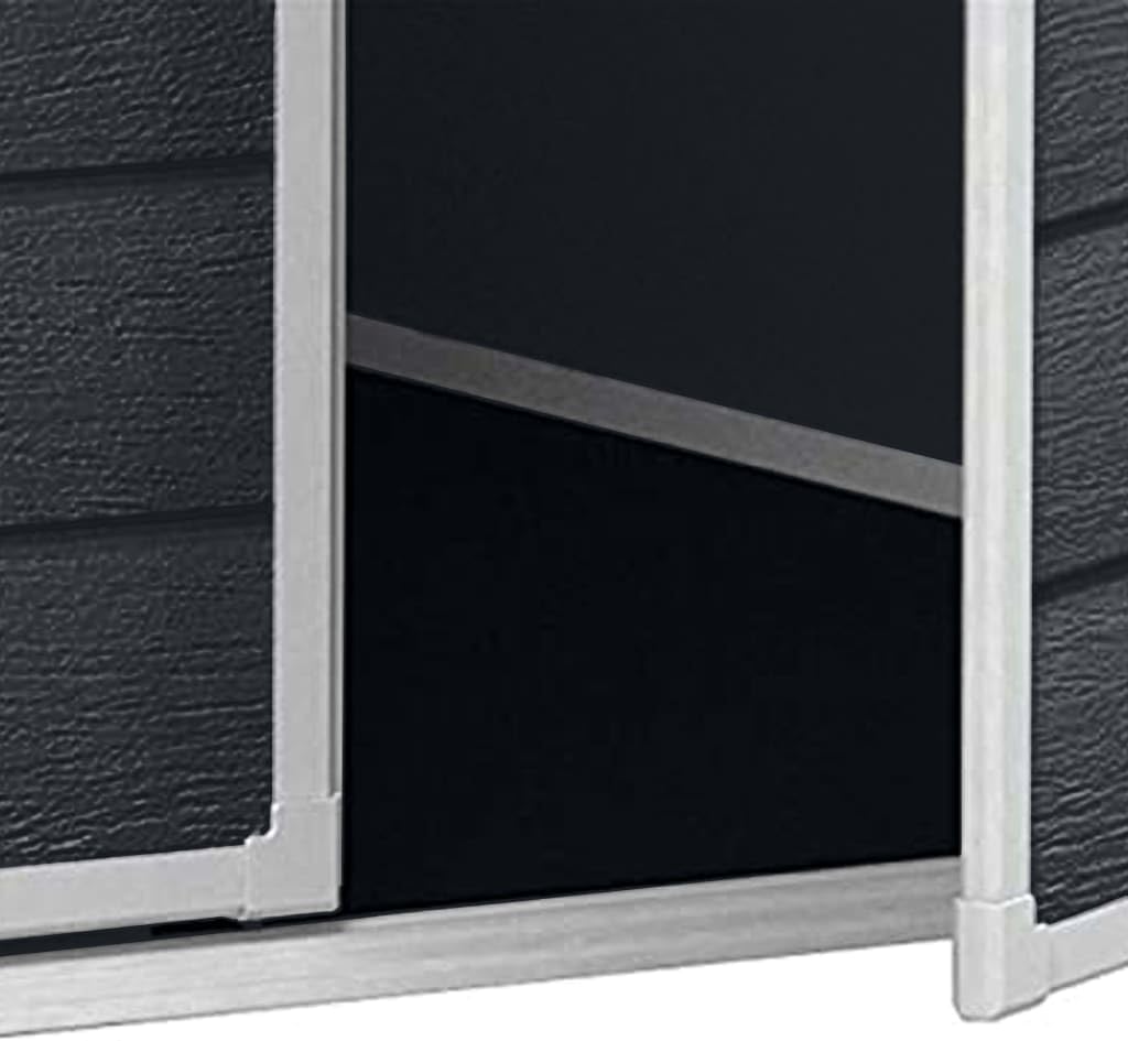 6x4ft Resin Outdoor Storage Shed - Bikes, Tools & Garden Storage