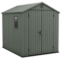 Darwin 6x8ft (1.9m x 2.4m) Garden Shed - Green