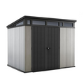 Keter Artisan 9x7ft Double Door Pent Outdoor Plastic Garden Shed