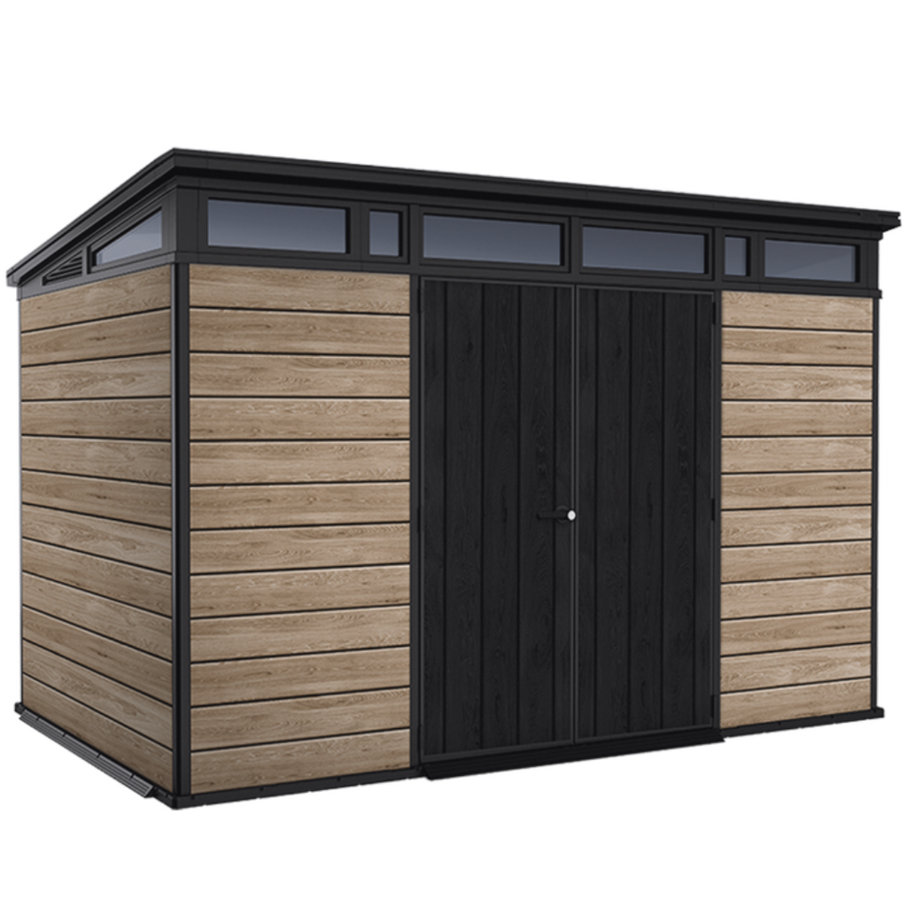 Signature Collection 11x7ft (3.4m x 2.1m) Garden Shed - Ashwood