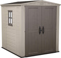 Keter Factor 6x6ft Double Door Outdoor Apex Plastic Garden Shed