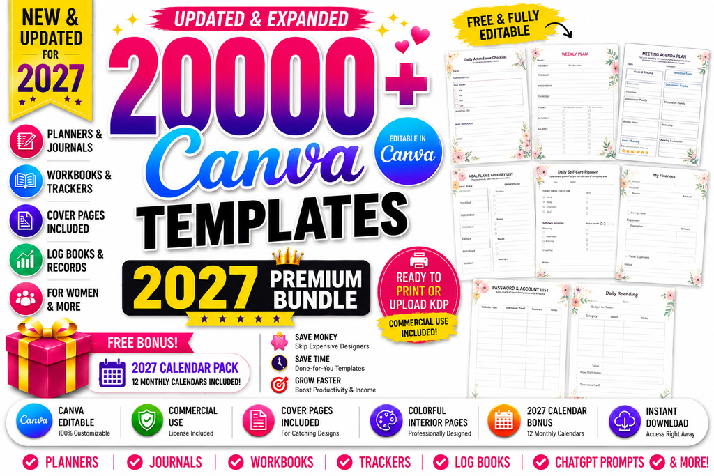 template planner 2027