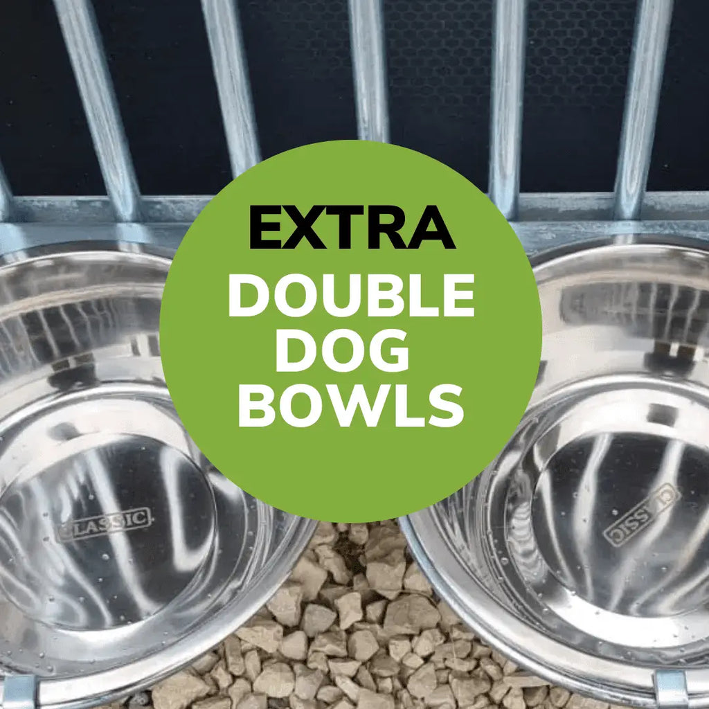 15x4ft Pent Duo Dog Kennel - Professional Installation Included