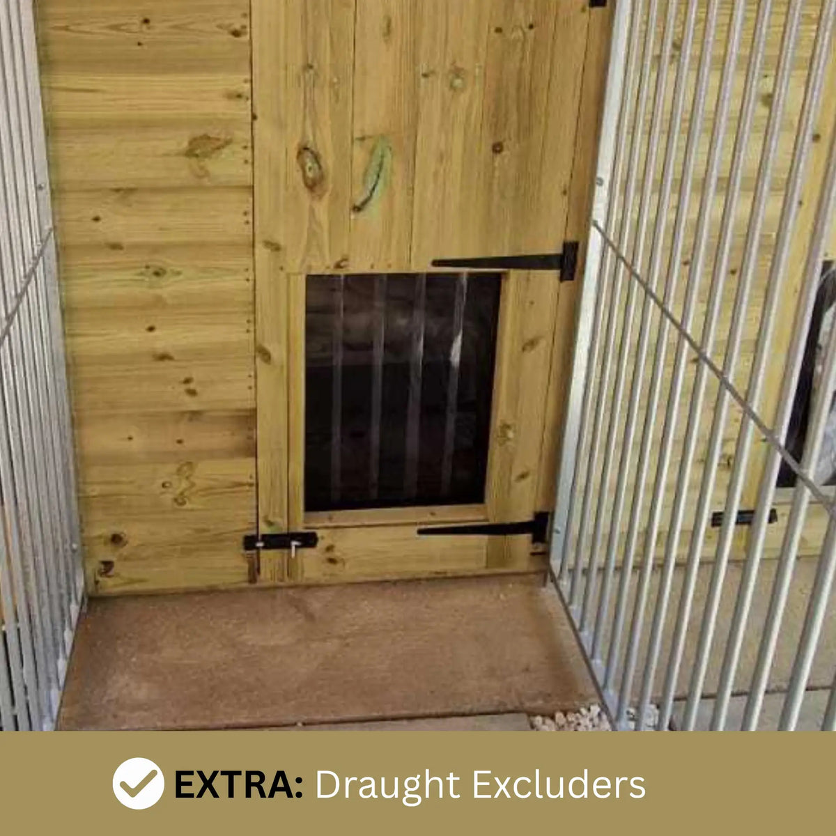 15x4ft Pent Duo Dog Kennel - Professional Installation Included