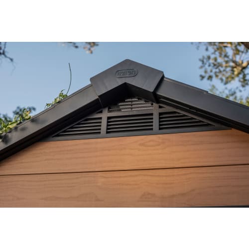 Keter Newton 7x11ft Double Door Outdoor Apex Plastic Garden Shed