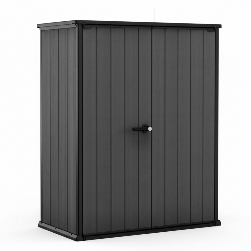 Cortina Alto 1400L Storage Cabinet - Grey