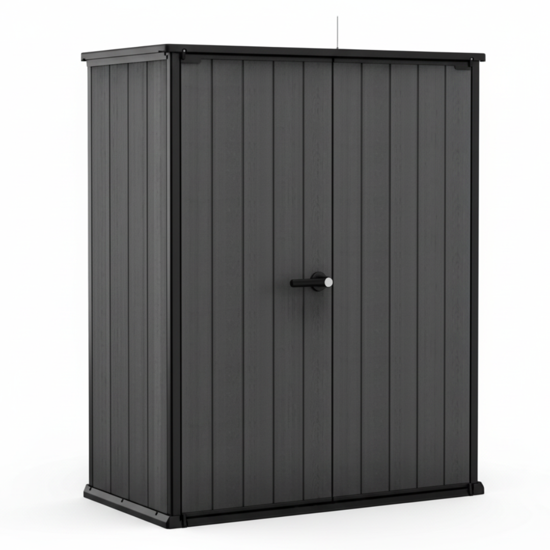 Cortina Alto 1400L Storage Cabinet - Grey