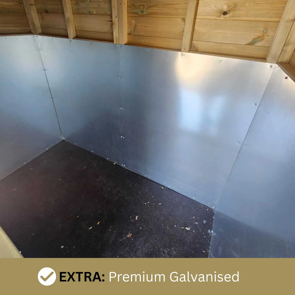 15x4ft Pent Duo Dog Kennel - Professional Installation Included