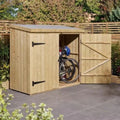 Tongue & Groove Wall-Mounted Outdoor Storage Cabinet, Weather-Resistant Garden Wall Store